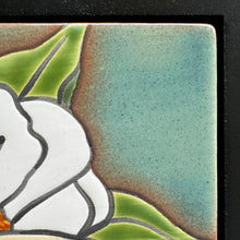 Load image into Gallery viewer, framed 6"x6" swallowtail butterfly tile